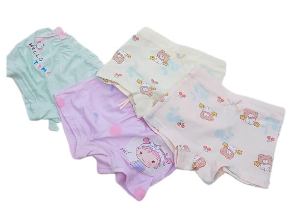 4pc Cotton Boxer Pants 2/3yrs