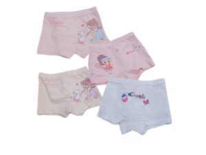 4pc Cotton Boxer Pants 3/4yrs