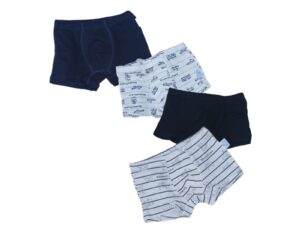 4pc Cotton Boxers 3/4yrs