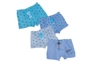 4pc Cotton Boxers 7/8yrs