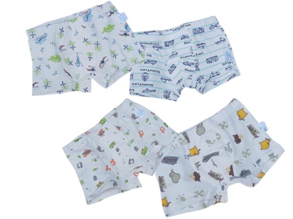 4pc Cotton Boxers 3/4yrs