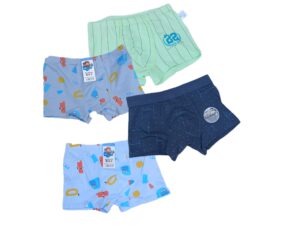 4pc Cotton Boxers 8/9yrs