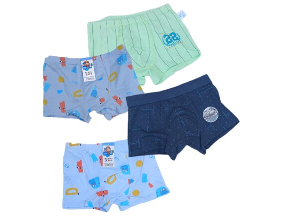 4pc Cotton Boxers 8/9yrs